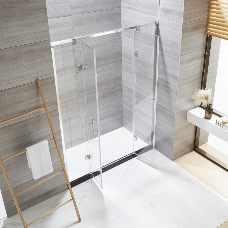 Double Hinged Door Shower Door
